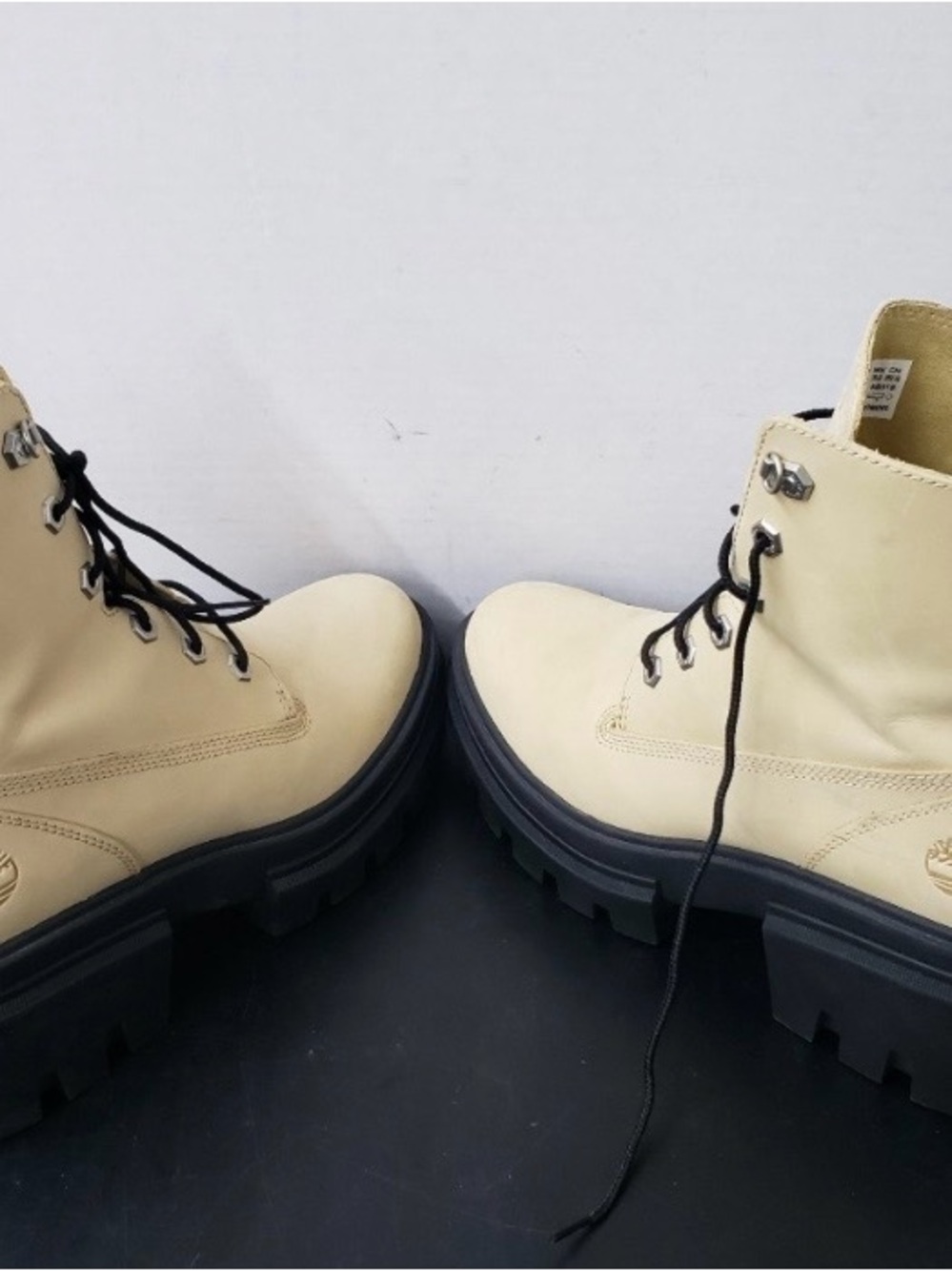 Timberland Everleigh 6in Lace Up Boots Beige - Picture 5 of 8